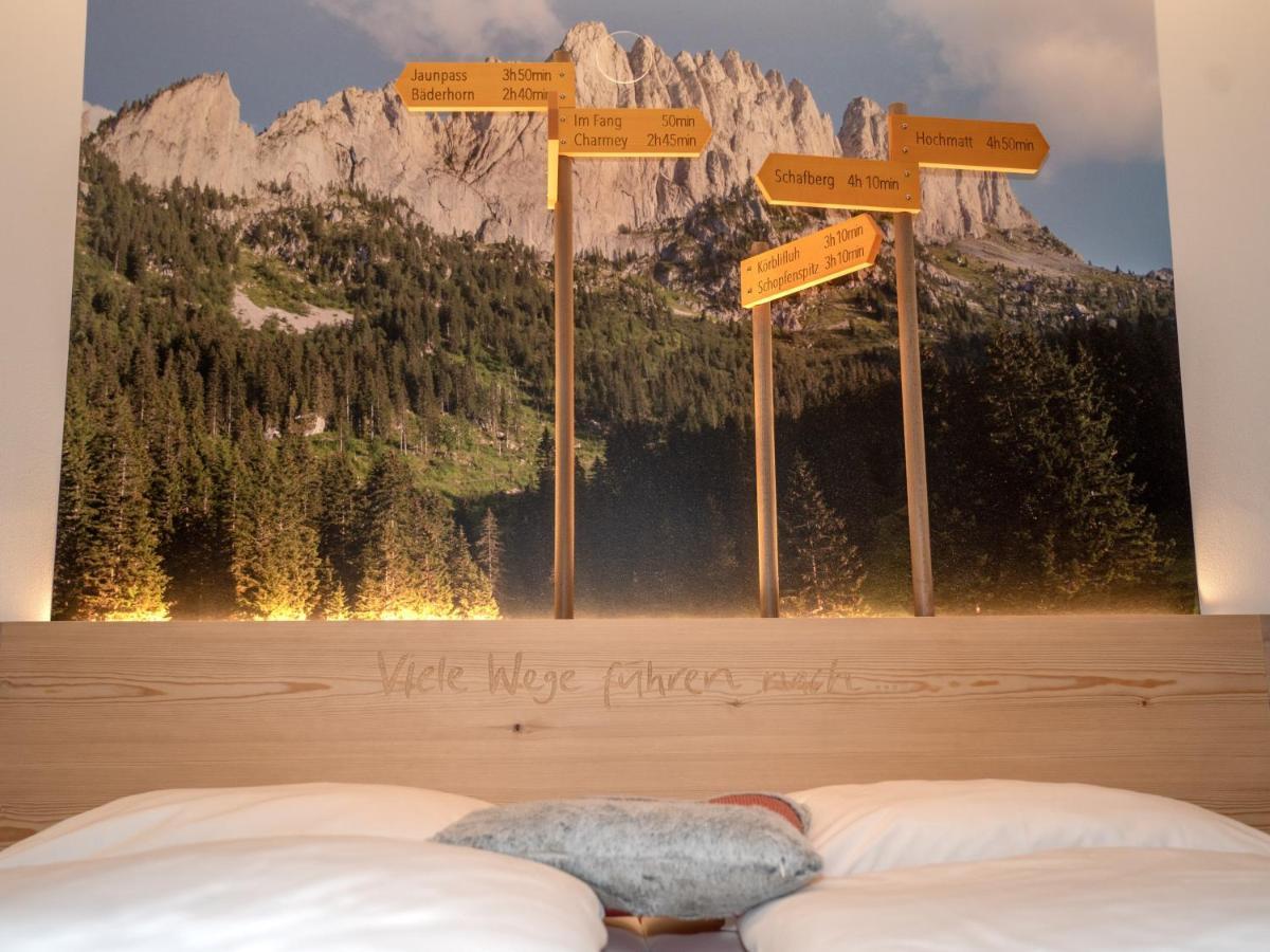 Hotel Wasserfall Jaun Bagian luar foto